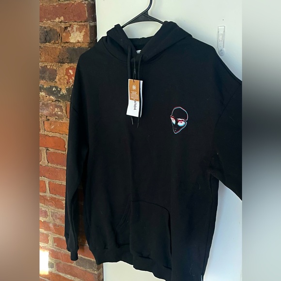 YOURTURN black hoodie size M - Picture 2 of 5